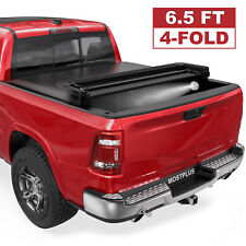 6.4ft6.5ft 4 Fold Soft Bed Tonneau Cover For 02-23 Ram 1500 03-23 Ram 25003500