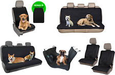 Front Rear Seat Covers For Dogs Pets Travel Car Truck Van Suv Auto Universal Fit