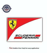 Scuderia Ferrari Italy Race Retro Logo Vinyl Decal Sticker Car 4mil Bubble Free