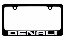 Gmc Denali Black Metal License Plate Frame