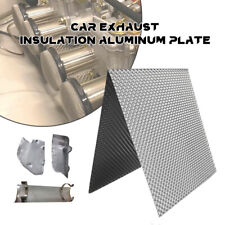 3-size Exhaust Heat Shield Mat Automotive Embossed Aluminum Muffler Exhaust Wrap