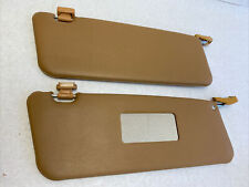 Pair Of Palomino Colored Sun Visors With Clips Fits W107
