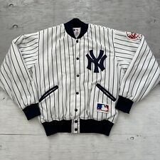 Vintage 80s Mlb Felco Ny New York Yankees Pinstripe Baseball Jacket Sz Xl