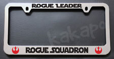 Rogue Leader Rogue Squadron Star Wars Chrome License Plate Frame