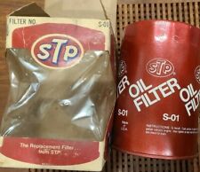 Stp Oil Filter S-01 Vintage 1977
