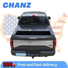 Tonneau Cover Truck Bed For Ford F-150 Retractable Waterproof Aluminum Locking