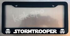 Stormtrooper Star Wars Glossy Black License Plate Frame