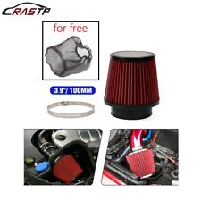 Red 4 100mm Dry Air Filter Inlet Cold Air Intake Coneair Filter Dust Cover