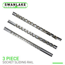 3pc Socket Holder Rail 14 38 12 Rack Mount Steel Drawer Tray Organizer