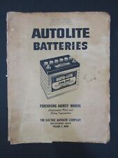 1959 Auto-lite Autolite Batteries Advertising Sales Purchasing Agent Brochure
