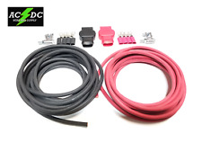 Military Style Battery Terminal 10 Awg Gauge Relocation Cable Wire Kit 350 Amps