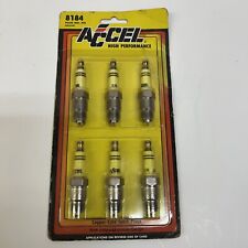 Accel High Performance 8184 Spark Plug No. 576 Resistor6 Pack New Old Stock