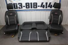 2017 Chevrolet Camaro Ss Front And Rear Seat Set Leather Oem