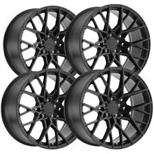 Set Of 4 Tsw Sebring 18x8.5 5x120 20mm Matte Black Wheels Rims 18 Inch