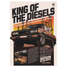 1982 Datsun King Cab King Of The Diesels Vintage Print Ad