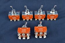 Nkk Switches S332t S300 Series On-on Panel Mount 15a 125v Toggle Nos Lot Of 6