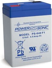 Power-sonic Ps-640f145-6v 4.5ah Ps-640 Ps640f1 Ub645 Replacement Sla Battery N