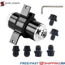 An6 An8 An10 Inline Fuel Filter With Bracket Cleanable 30 Micron Universal