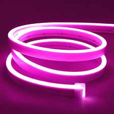 Led Neon Flex 16.4ft5m Pink Neon Light Strip 12v Flexible Waterproof Neon Led