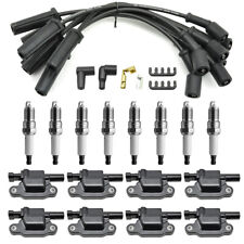 8 Set Performance Kit 41-962 Spark Plugs Uf413 Ignition Coils Wire Set For Chevy