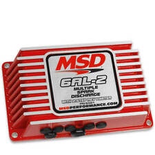 Msd-6421 Msd Ignition Box 6al-2 Digital Cd With Rev Limiter Red Each