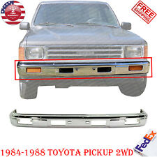 Front Bumper Chrome Steel For 1984-1988 Toyota Pickup 2wd