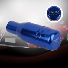 1pcs Momo Aluminum Universal Automatic Car Gear Shift Knob Lever Shifter Blue