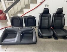 2016 Mustang Gt Oem Seats Front Rear Black Leather Nice