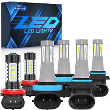 For Gmc Terrain 2010 2011 2012-2018 6x Led Headlight Fog Light Bulbs Combo Kit