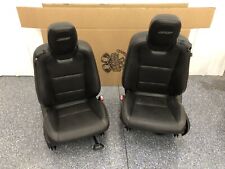 2010-2015 Chevy Camaro Ss Front Seats Powered Leather Black Pair Oem Read U62