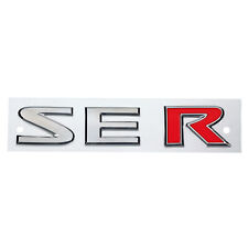 Nissan Sentra Altima Rear Trunk Se-r Chrome Nameplate Emblem Badge Oem New