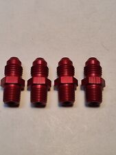 4an To 18 Npt Nitrous Oxide Fittings Red Set Of 4