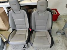 11 Camaro Ss Black And Gray Leather Seats Front Rear Driver Power Core Or Repair