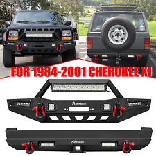 Front And Rear Bumper Fits 1999 Jeep Cherokee Classic Sport Utility 4-door