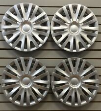 New Vw 2010-2014 Golf 15 Silver Hubcap Wheelcovers Set Of 4