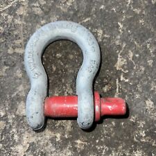 New Crosby Wll 3 14t Bow Shackle With Screw Pin 58 Usa Galvanized Nos