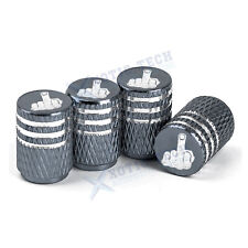 4pcs Tire Valve Stem Caps Anodized Aluminum Corrosion Resistant Covers For Car