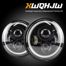 2x Dot 7inch Round Led Headlights Highlow Beam For Chevy C10 C20 Pickup Truck