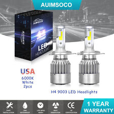 Auimsoco 9003 H4 Led Headlight Kit High - Low Beam 6000k White Light Bulbs 25w