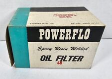 Vintage Nos Powerflo Oil Filter With Microscreen 48
