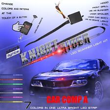 7 Color 48 Led Rgb Knight Rider Scanner Flash Car Strobe Light Kit Strip 22 Inch
