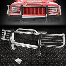 For 84-01 Jeep Cherokee Xj Suv Chrome Stainless Steel Front Bumper Grille Guard