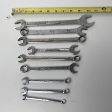 Snap-on Mac Tools Sae Combination Open End 612 Point J Shank Wrench Lot 11 Usa