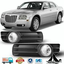 Driving Bumper Fog Lights Lamps For 2005-2010 Chrysler 300 Wwiring Switch Kits