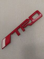 Emblems Badge Stickers Trunk Trd 3d Red Metal Logo