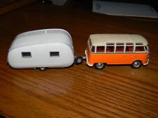 Caraman 2 Piece Set Vw Volkswagen Samba Camper Bus And Caravan - 143