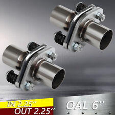 2-14 2.25 Id Stainless Exhaust Spherical Joint Spring Bolt Flange 2 Bolts 2pc