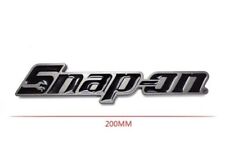 Black Snap On Tools 3d Toolbox Roll Cab Badge Logo Emblem Sticker Decal