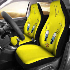 Lovely Tweety Bird Face Looney Tunes And Merrie Melodies Car Seat Covers