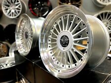 New 18 Inch 5x112 Alpina Style Stance Deep Dish Silver Wheels For Mb Bmw Audi